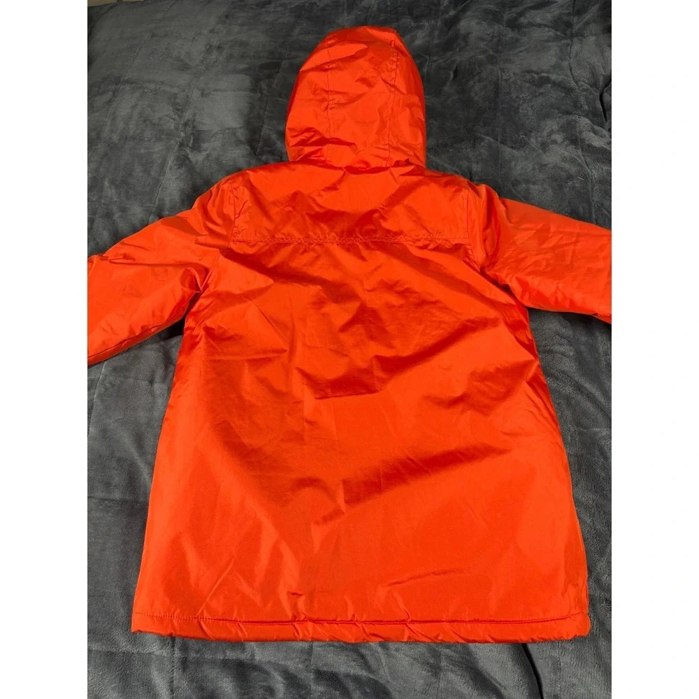 OshKosh Bgosh Kids Orange Parka Hooded Faux Fur‎ Trim Winter Jacket Size 14 5421